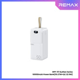 REMAX RPP-117 Piloteer Series 50000mAh PD+QC Fast Charging Power Bank(PD 27W+QC 22.5W) - White